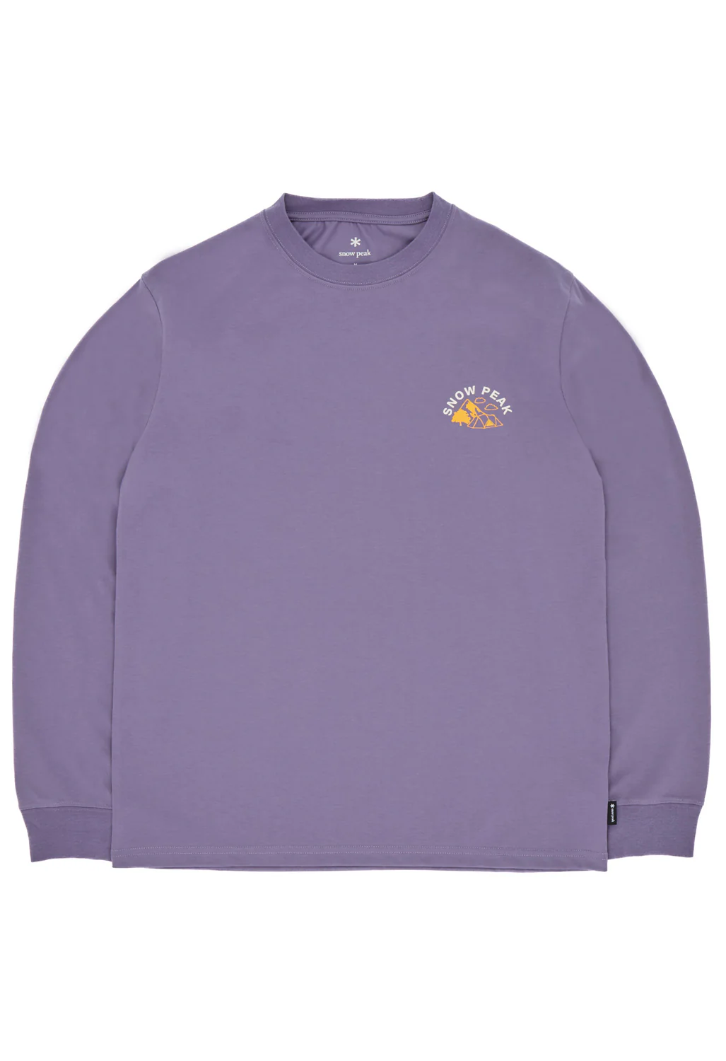 Snow Peak Living With Nature Long Sleeve T-Shirt - Purple - Image 2