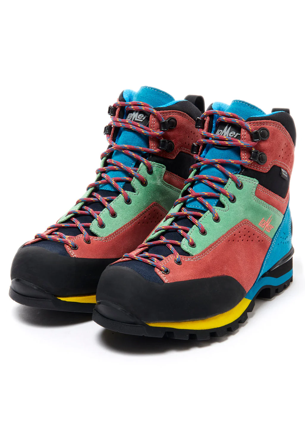 Lomer Badia Women's Mid MTX Boots - Turquiose / Begonia - Image 2