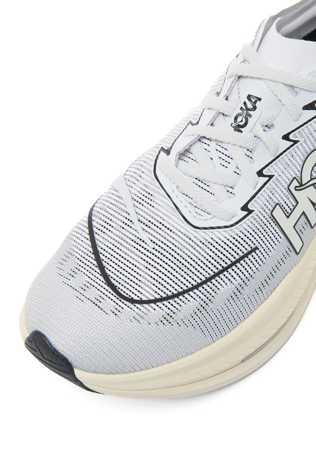 Hoka Mach X 2 Trainer Trainers - White / Cosmic Grey - Image 2