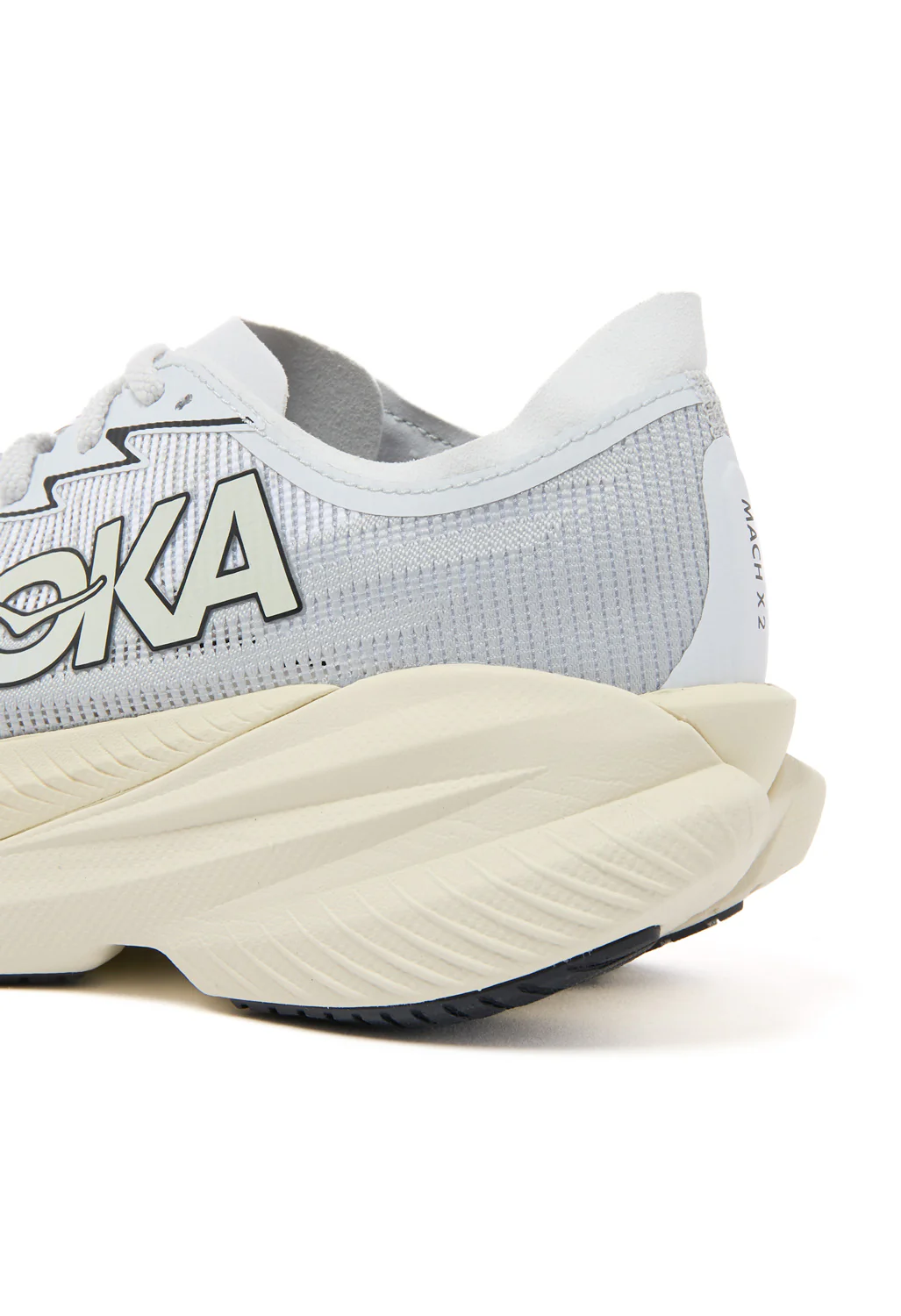 Hoka Mach X 2 Trainer Trainers - White / Cosmic Grey - Image 6
