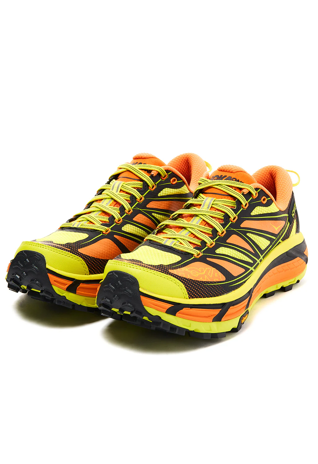 Hoka Mafate Speed 2 Trainers - Electric Tangerine / Hoka Citrus - Image 3