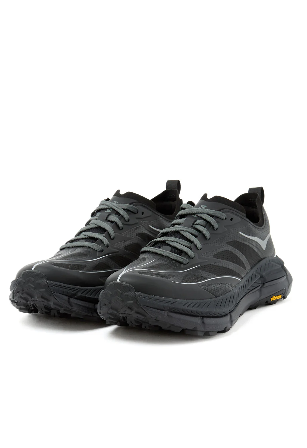 Hoka Mafate Speed 4 Lite Trainers - Black / Outer Orbit - Image 3
