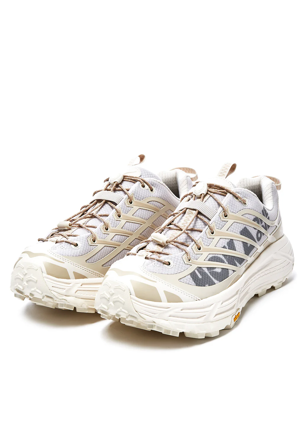 Hoka Mafate Three2 Trainers - Eggnog/Shifting Sand - Image 3