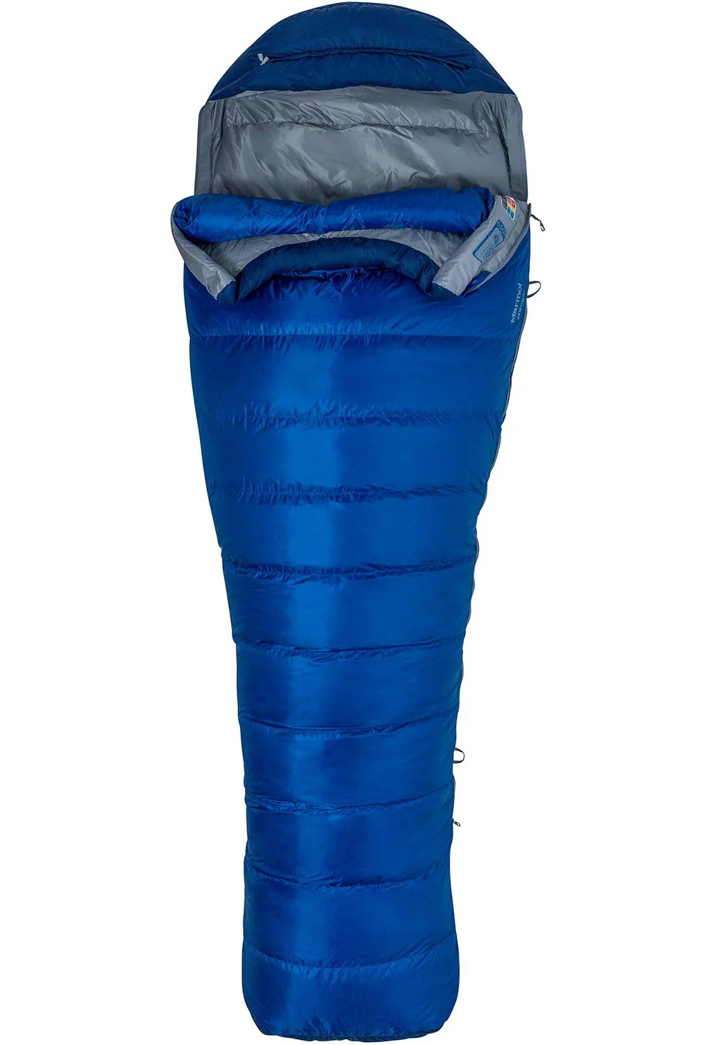 Marmot Sawtooth Long Sleeping Bag - Surf/Arctic Navy - Image 2