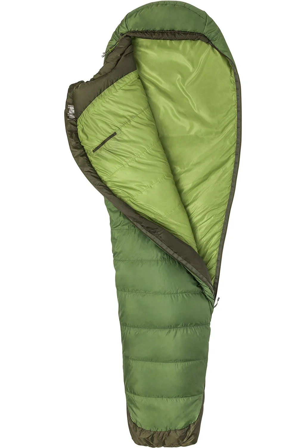 Marmot Trestles Elite Eco 30 Sleeping Bag - Vine Green/Forest Night - Image 2