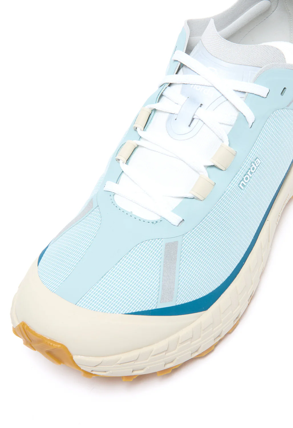 Norda Run Men's 001 Trainers - Ether Dyneema / Tan / Gum - Image 2