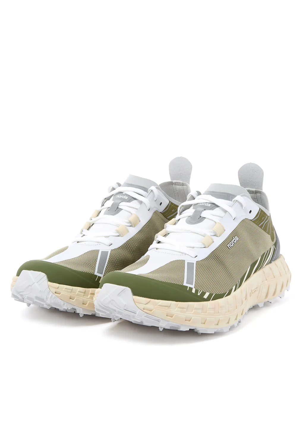 Norda Men's 001 Trainers - Glitch Dyneema / Tan / White - Image 3