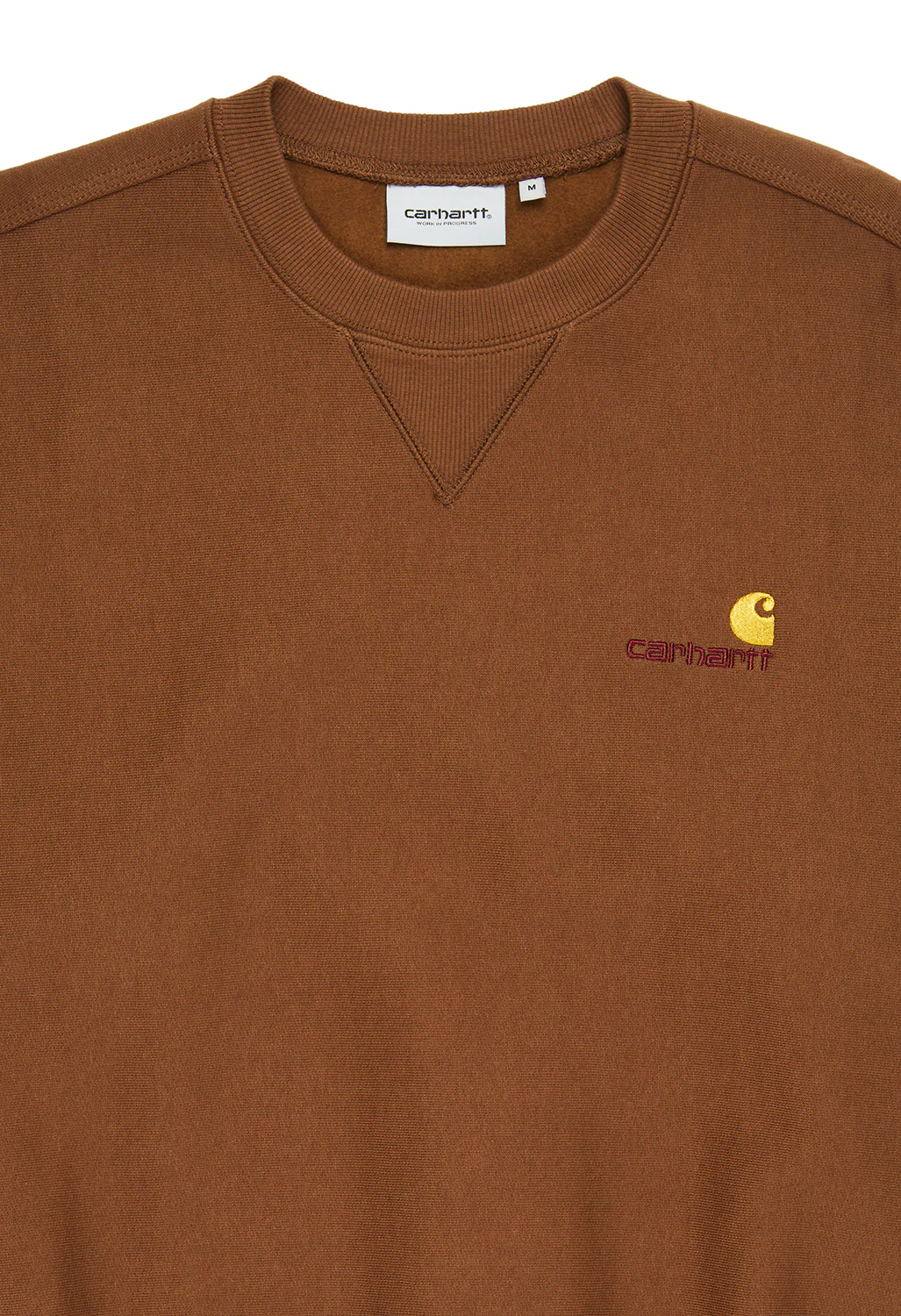Carhartt WIP Men's American Script Sweat - Tobacco - Image 3