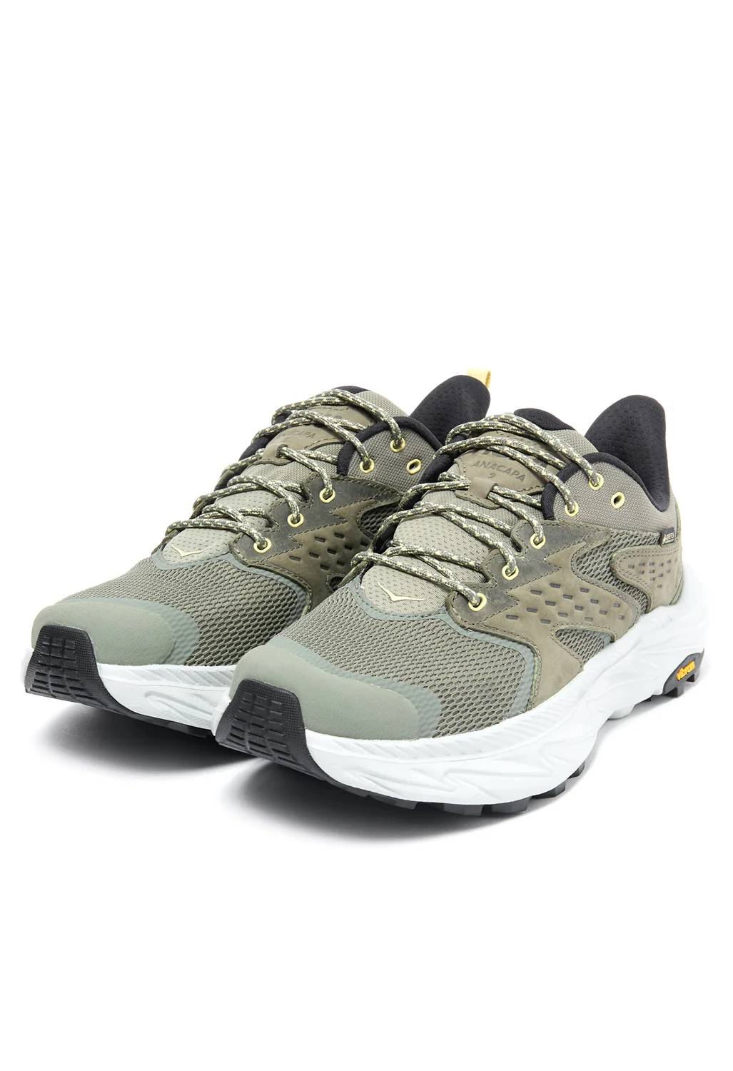 Hoka Men's Anacapa 2 GORE-TEX Trainers - Olive Haze / Mercury - Image 3