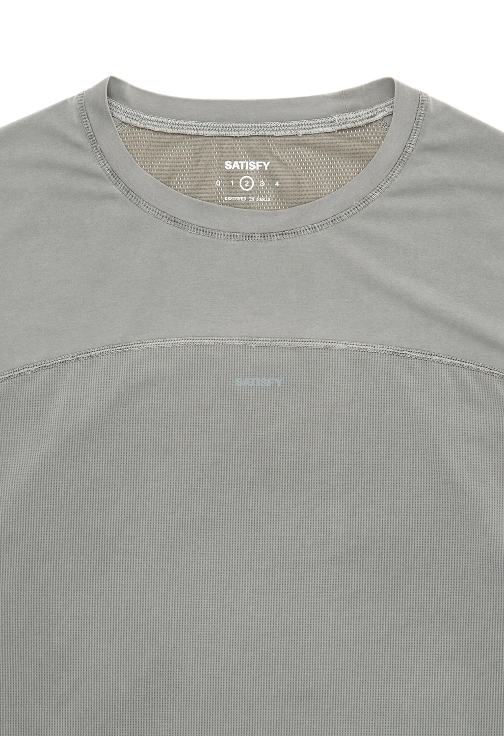 Satisfy Men's AuraLite Desert Tee - Mineral Graphite - Image 3