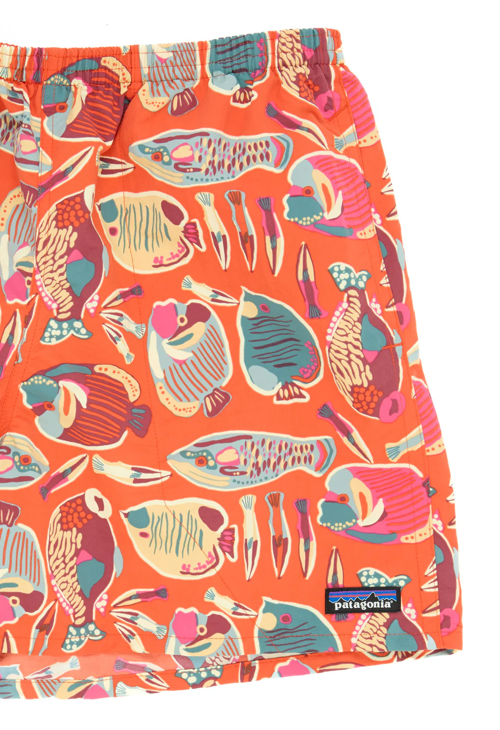 Patagonia Men's Baggies 5" Shorts - Wrasse: Pollinator Orange - Image 3