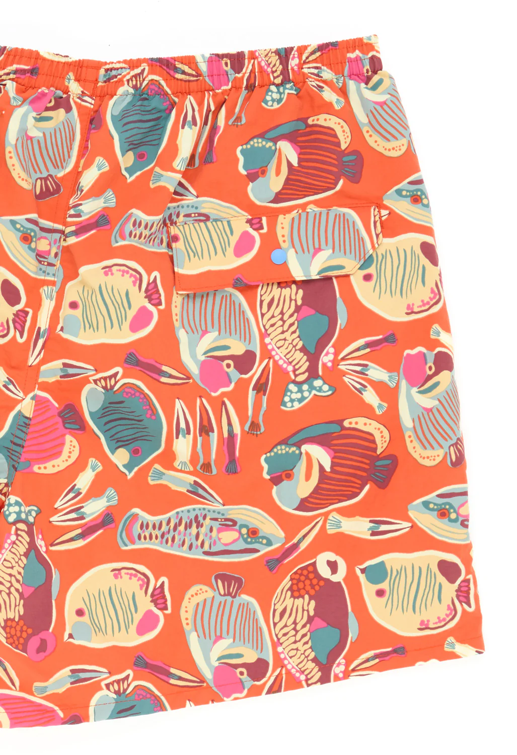 Patagonia Men's Baggies 5" Shorts - Wrasse: Pollinator Orange - Image 4