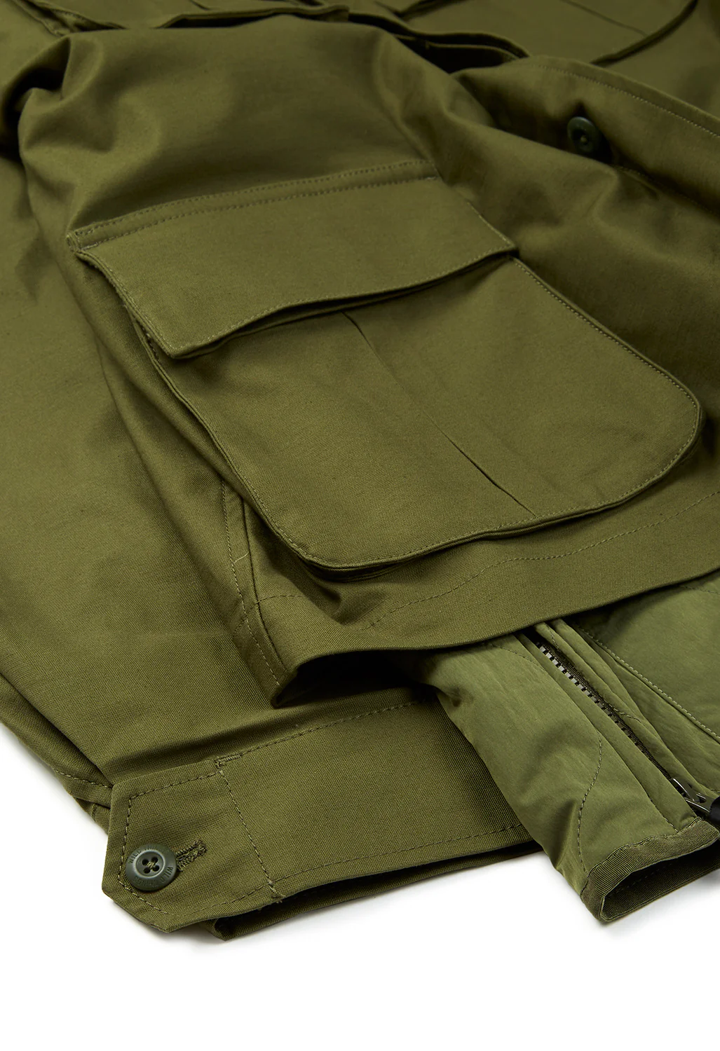 Wild Things Men's Bdu Quilting Attachable 3-in-1 Jacket - Olive Drab - Image 4
