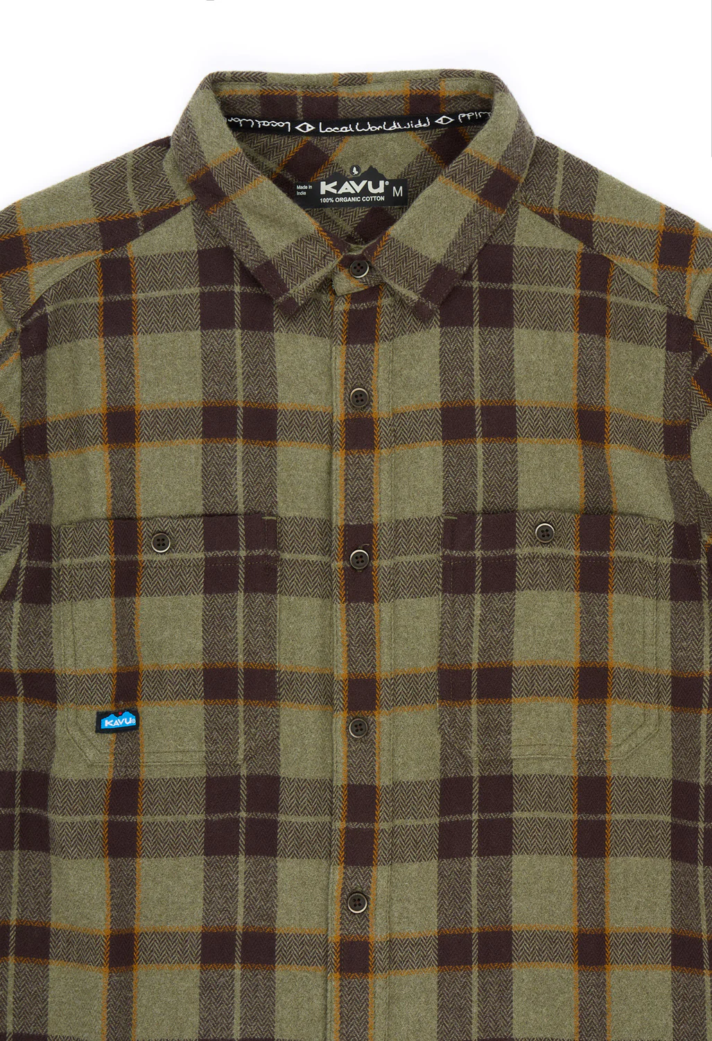 KAVU Men's Big Joe Shirt - Green Ravine - Image 3