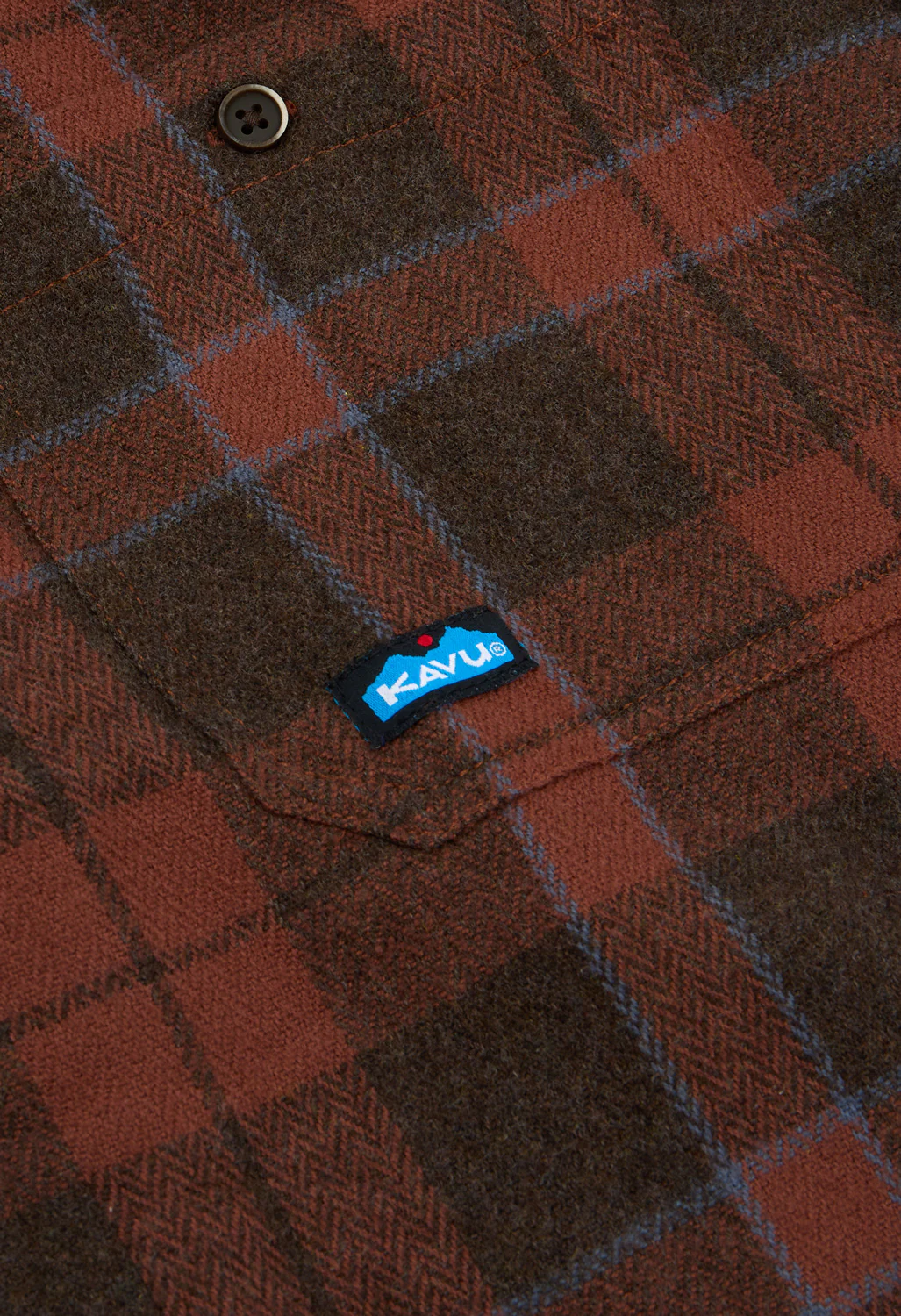 KAVU Men's Big Joe Shirt - Mahogany Brown - Image 4