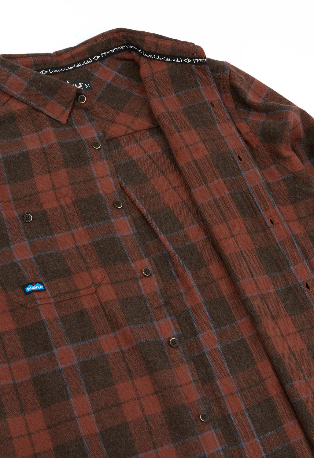 KAVU Men's Big Joe Shirt - Mahogany Brown - Image 5