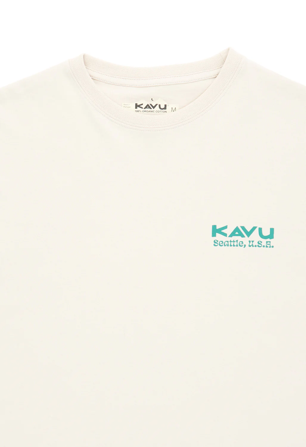 KAVU Men's Botanical Society Tee - Oatmeal - Image 3