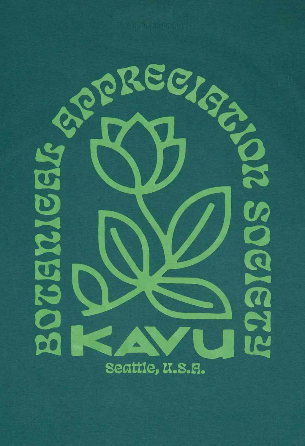 KAVU Men's Botanical Society Tee - Aventurine - Image 4
