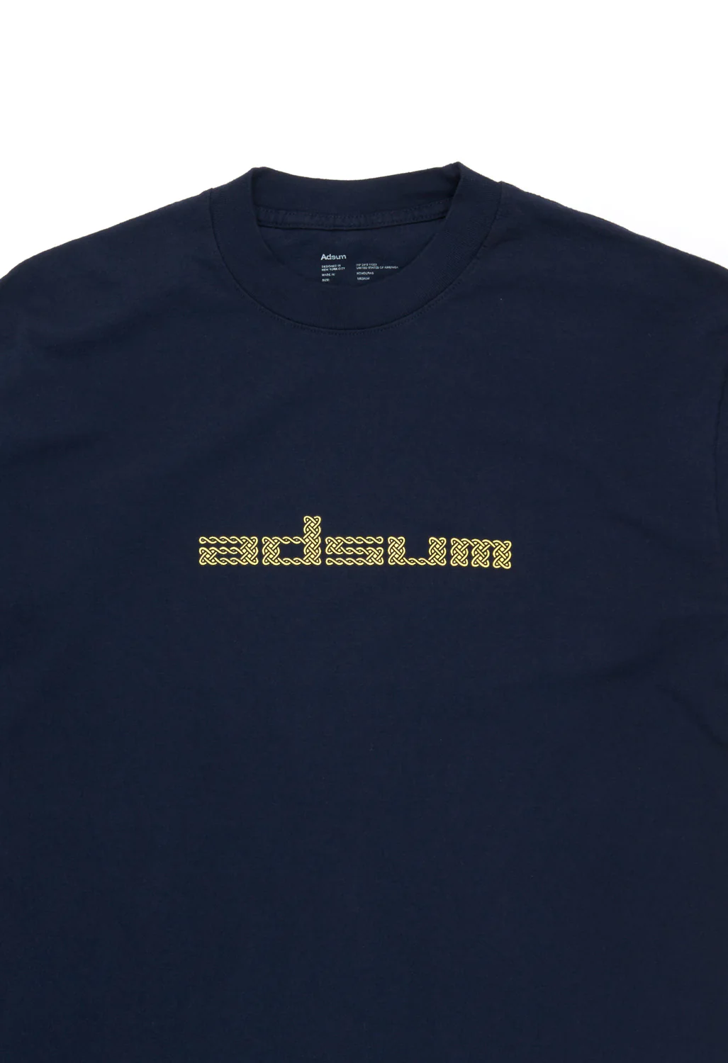 Adsum Men's Braid Tee - Navy - Image 3