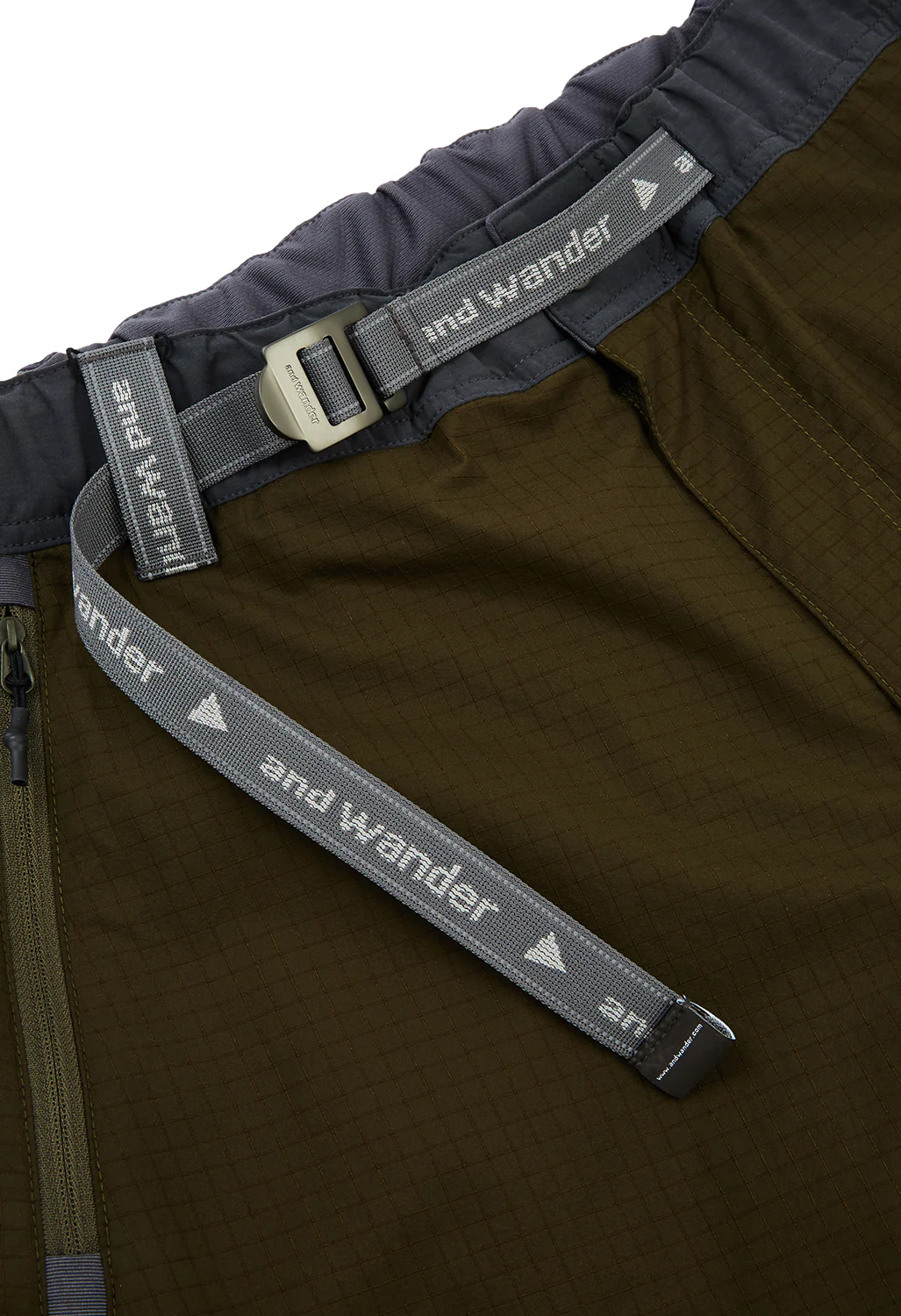 and wander Men's Breath Rip Short Pants - Khaki - Image 5
