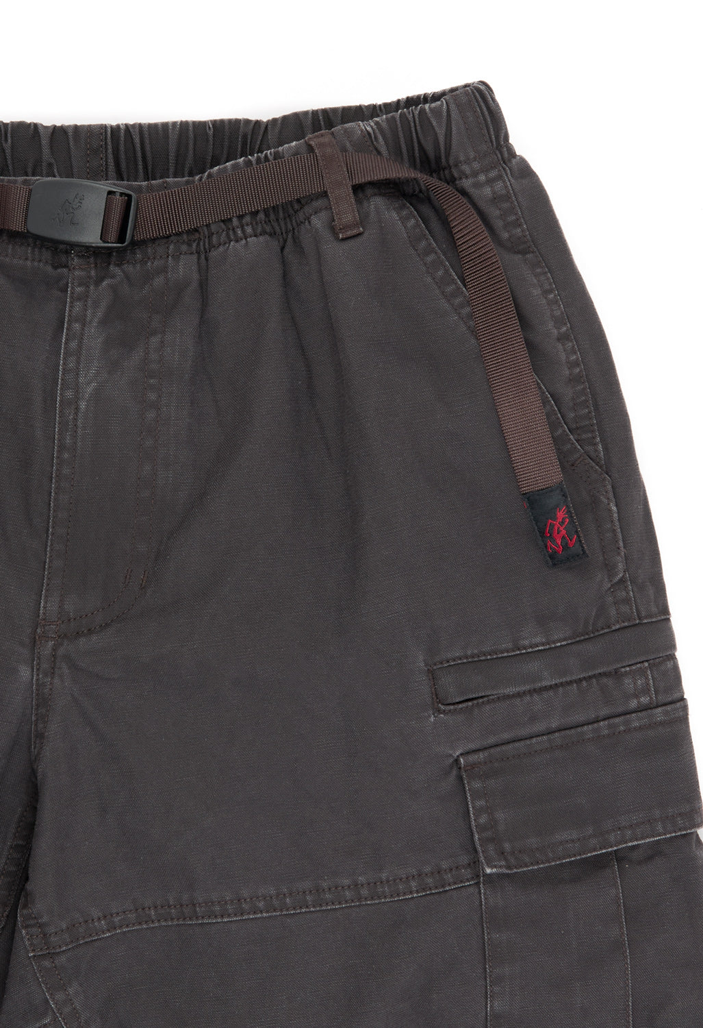 Gramicci Men's Canvas Outback Shorts - Deep Brown - Image 3