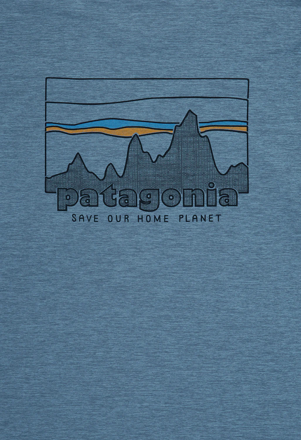 Patagonia Men's Cap Cool Daily Graphic Shirt - '73 Skyline: Utility Blue X-Dye - Image 4