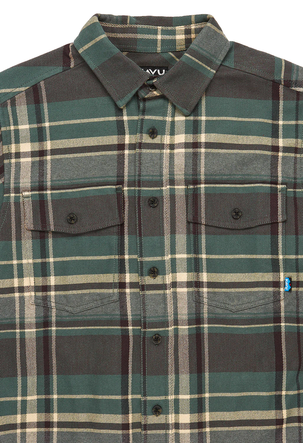 KAVU Men's Carrick Bend Overshirt - Moon Lite Forest - Image 3