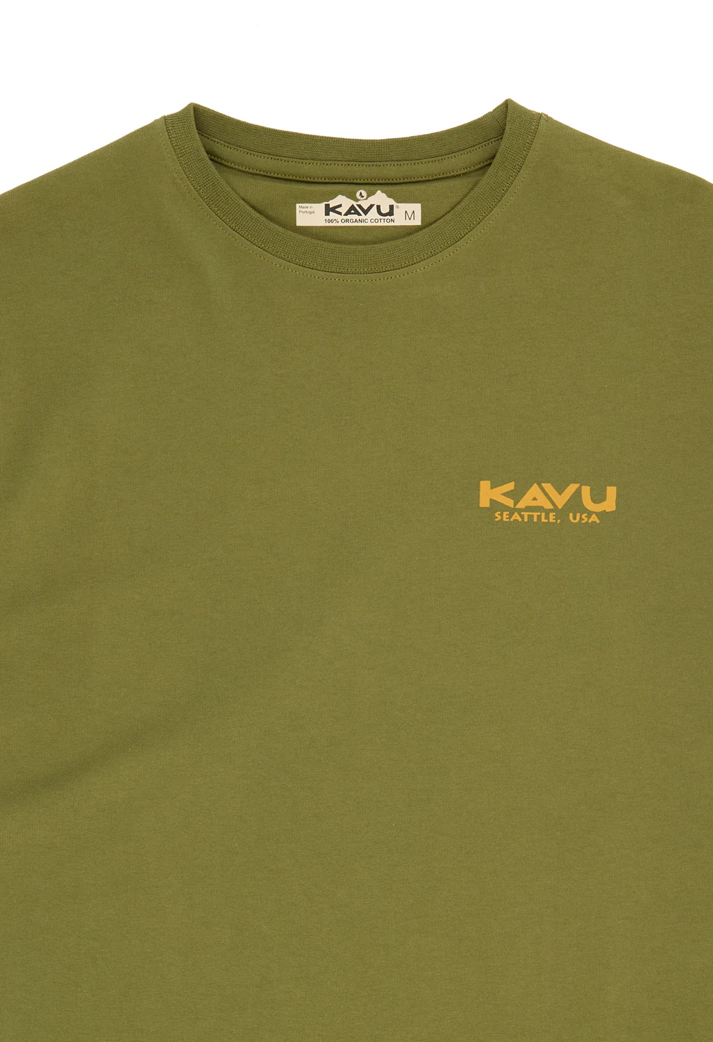 KAVU Men's Chalk Marks Tee - Green Moss - Image 3