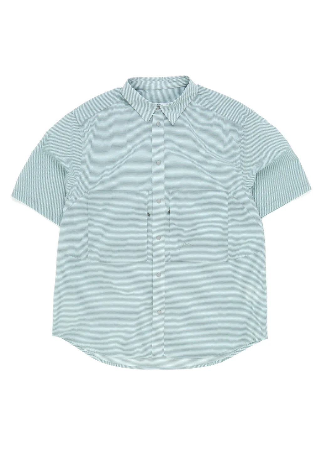 CAYL Men's Check 2 Pocket Short Sleeve Shirt - Light Grey