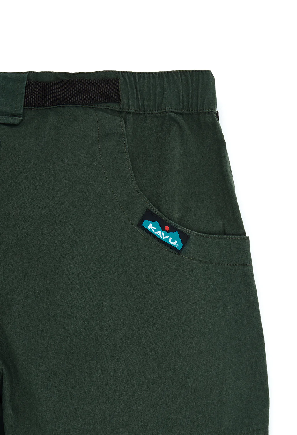 KAVU Men's Chilli Lite Shorts - Green Gables - Image 3
