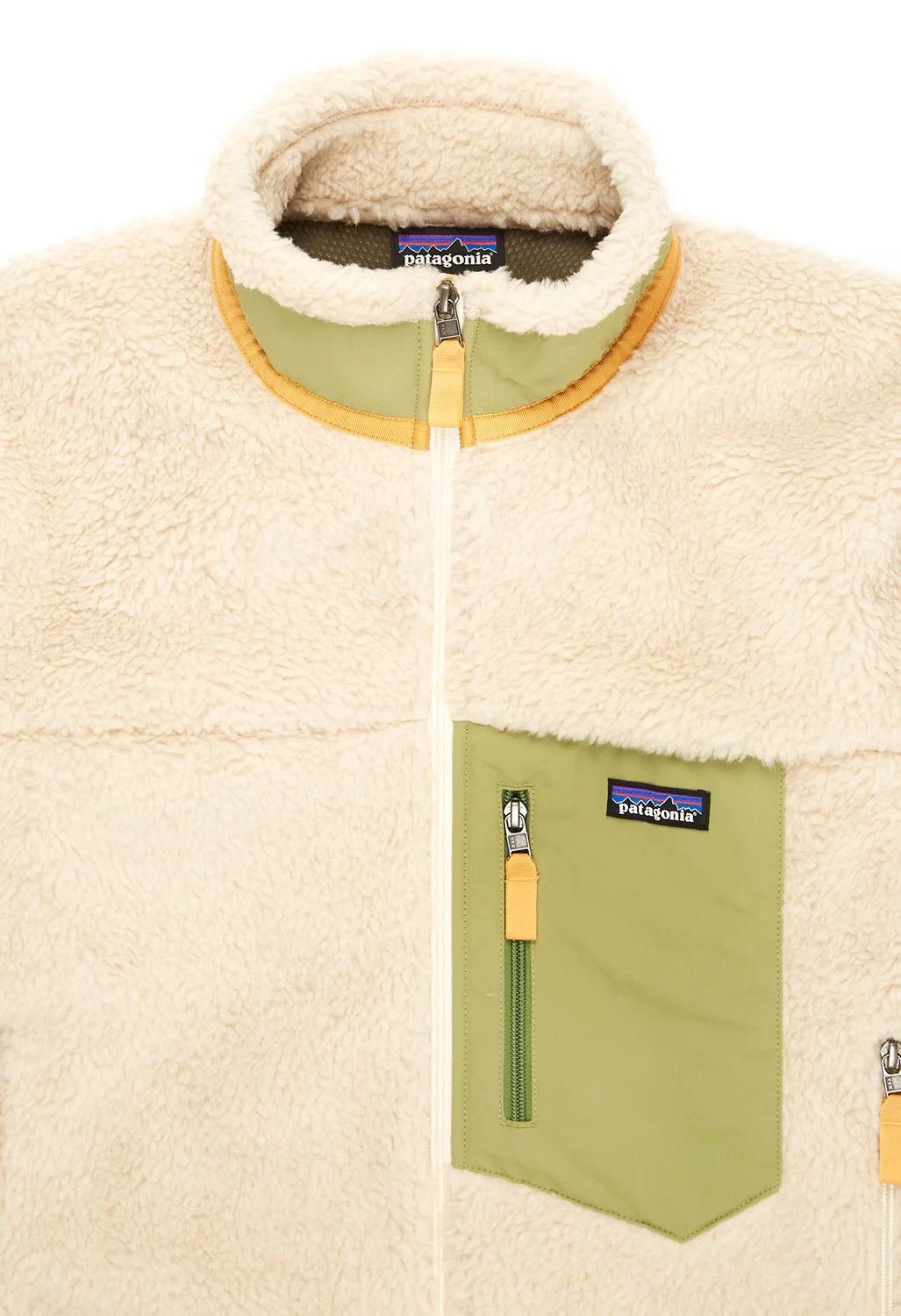 Patagonia Men's Classic Retro-X Jacket - Dark Natural  / Buckhorn Green - Image 3