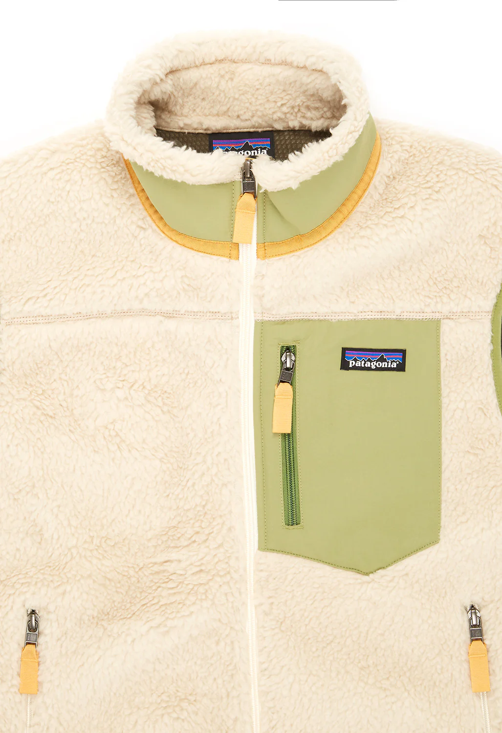 Patagonia Men's Classic Retro-X Vest - Dark Natural / Buckhorn Green - Image 3