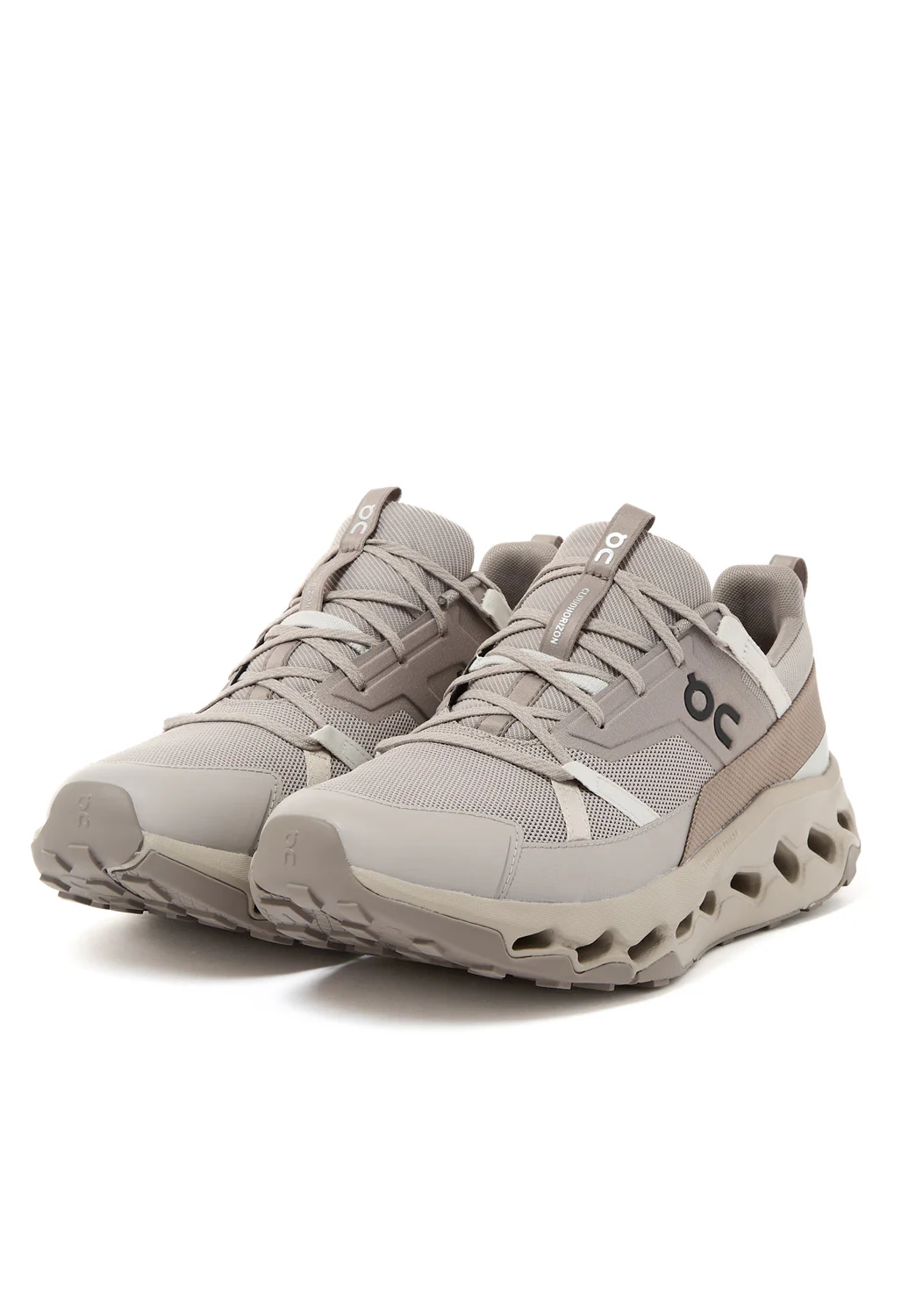 On Men's Cloudhorizon Trainers - Fog / Desert - Image 3
