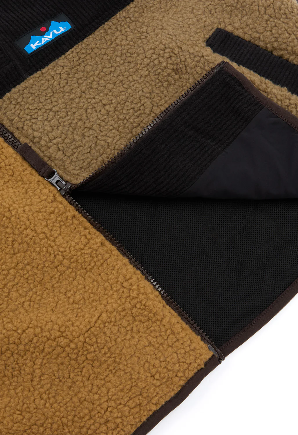 KAVU Men's Cooper Fleece Vest - Wild Wood Block - Image 6