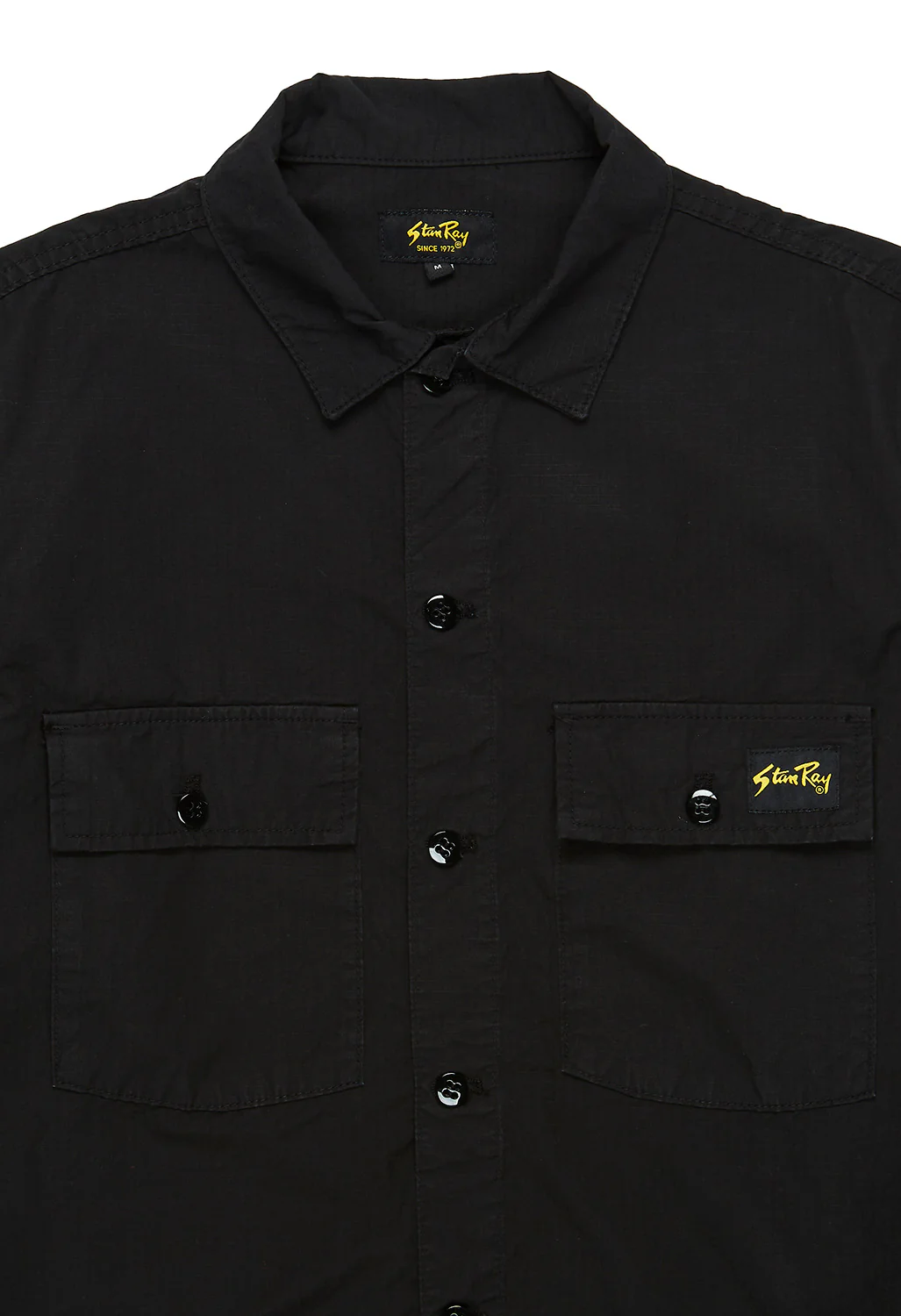 Stan Ray Men's CPO Shirt - Black Ripstop - Image 3