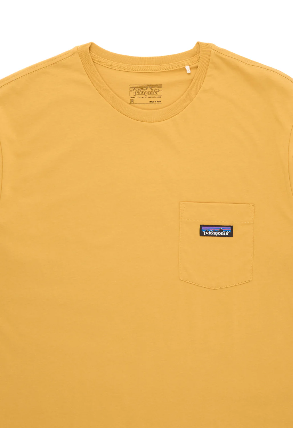 Patagonia Men's Daily Pocket Tee - Pufferfish Gold - Image 3