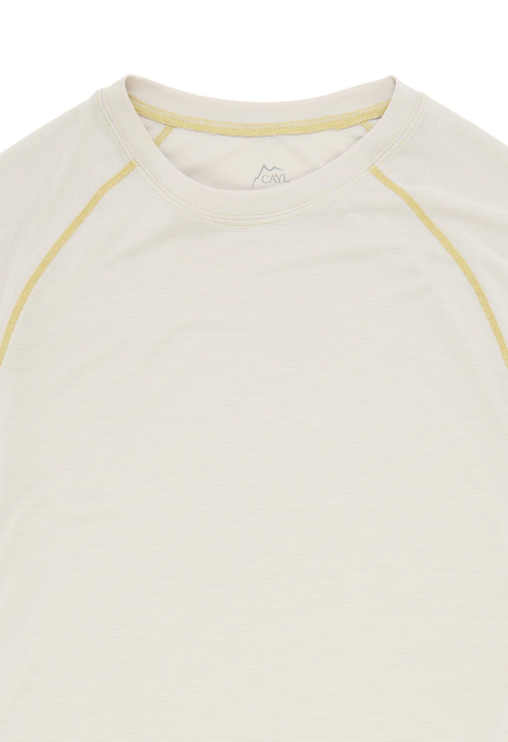 CAYL Men's Delta Long Sleeve Tee - Oatmeal - Image 3