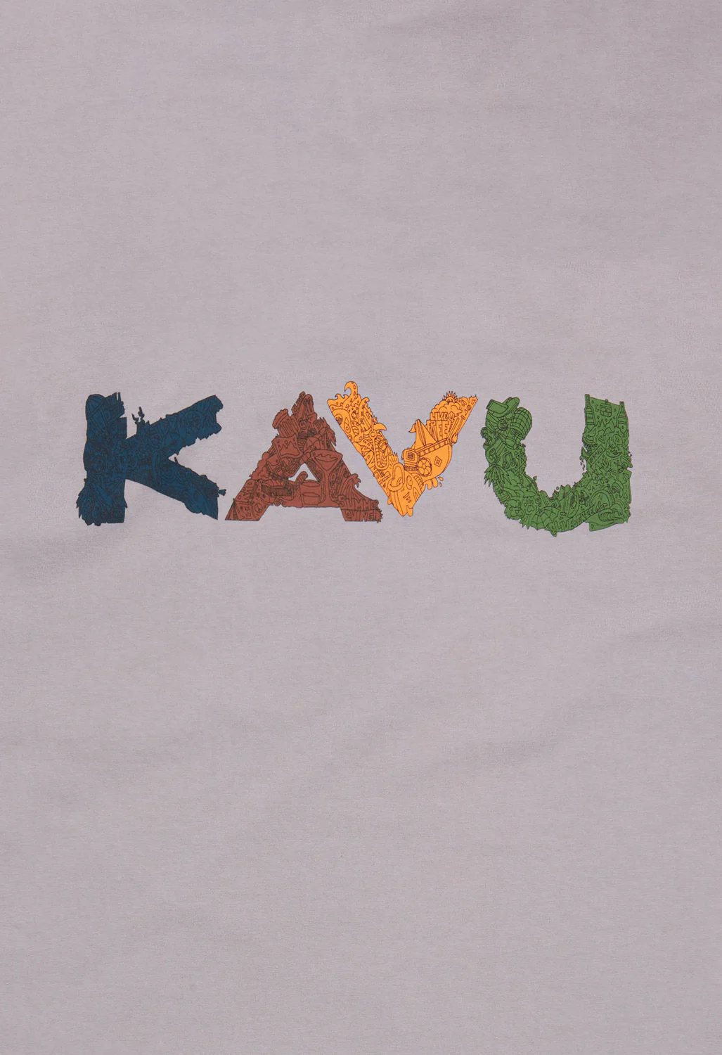 KAVU Men's Doddle Days Tee - Ultimate Grey - Image 4