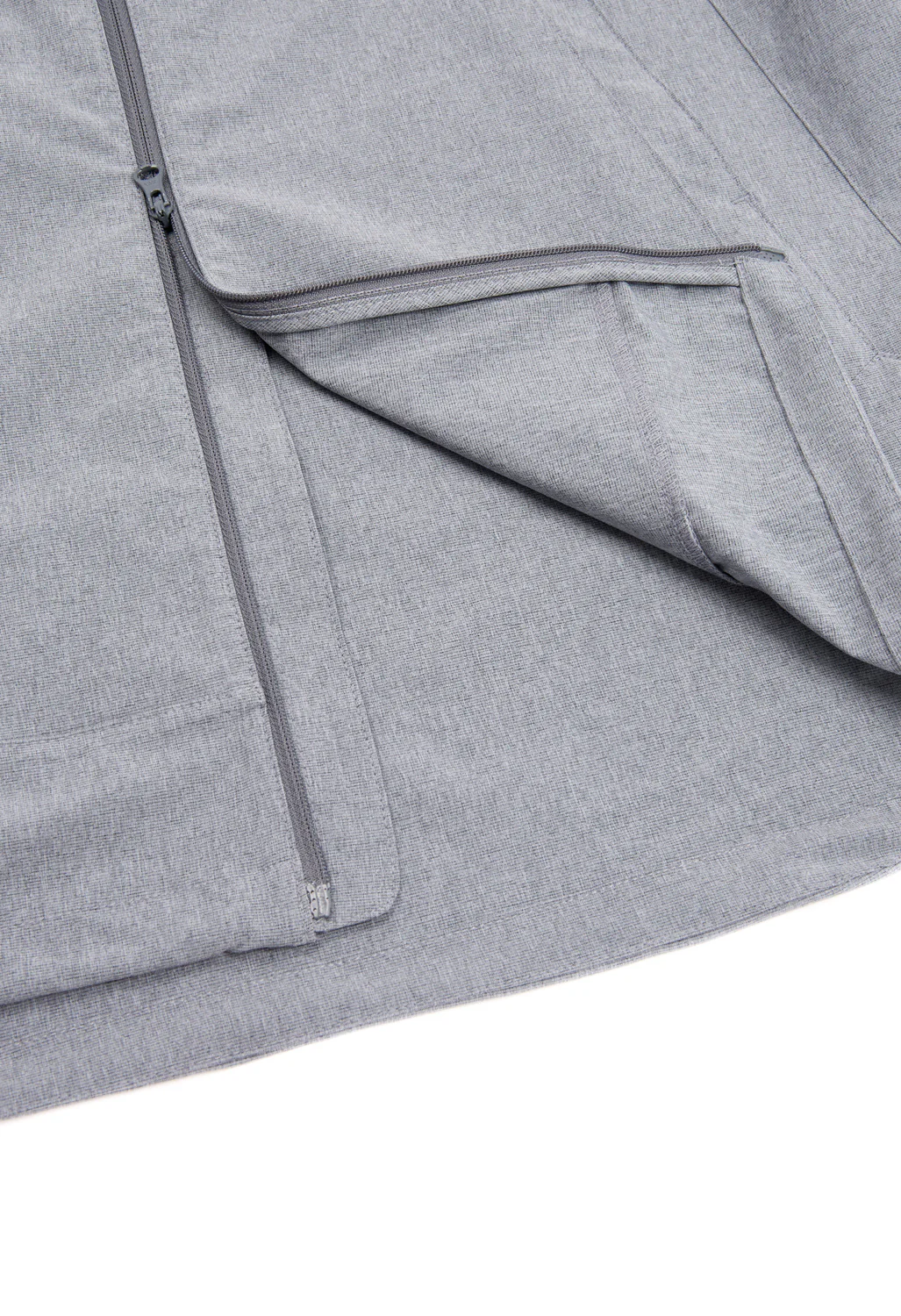 CAYL Men's Double Pocket Jacket - Grey Melange - Image 5