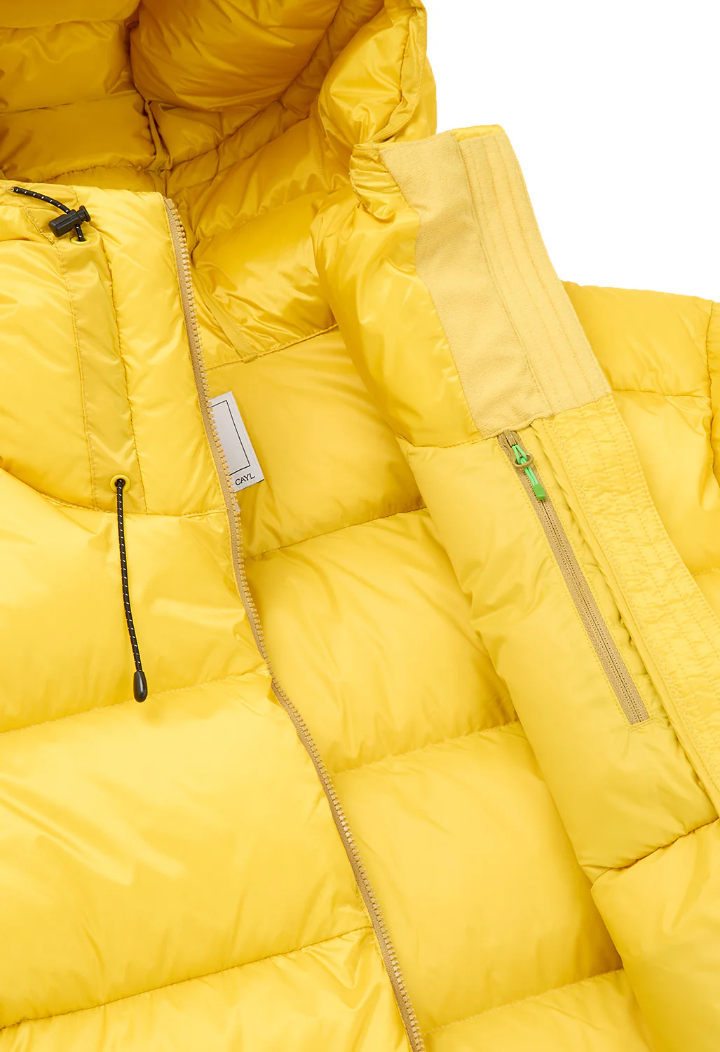 CAYL Men's Down Jacket - Yellow - Image 5