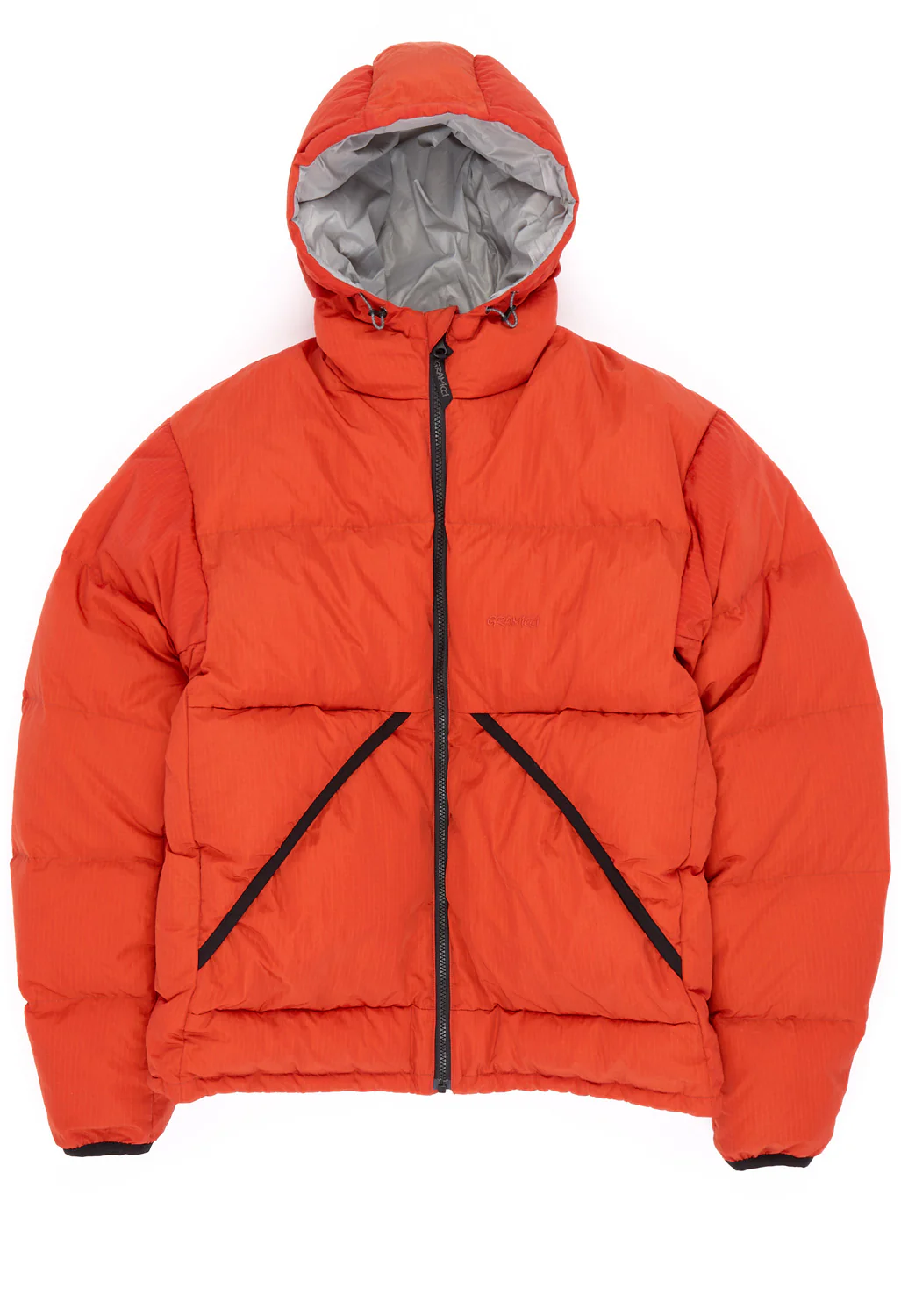 Gramicci Men's Down Puffer Hooded Jacket - Burnt Red