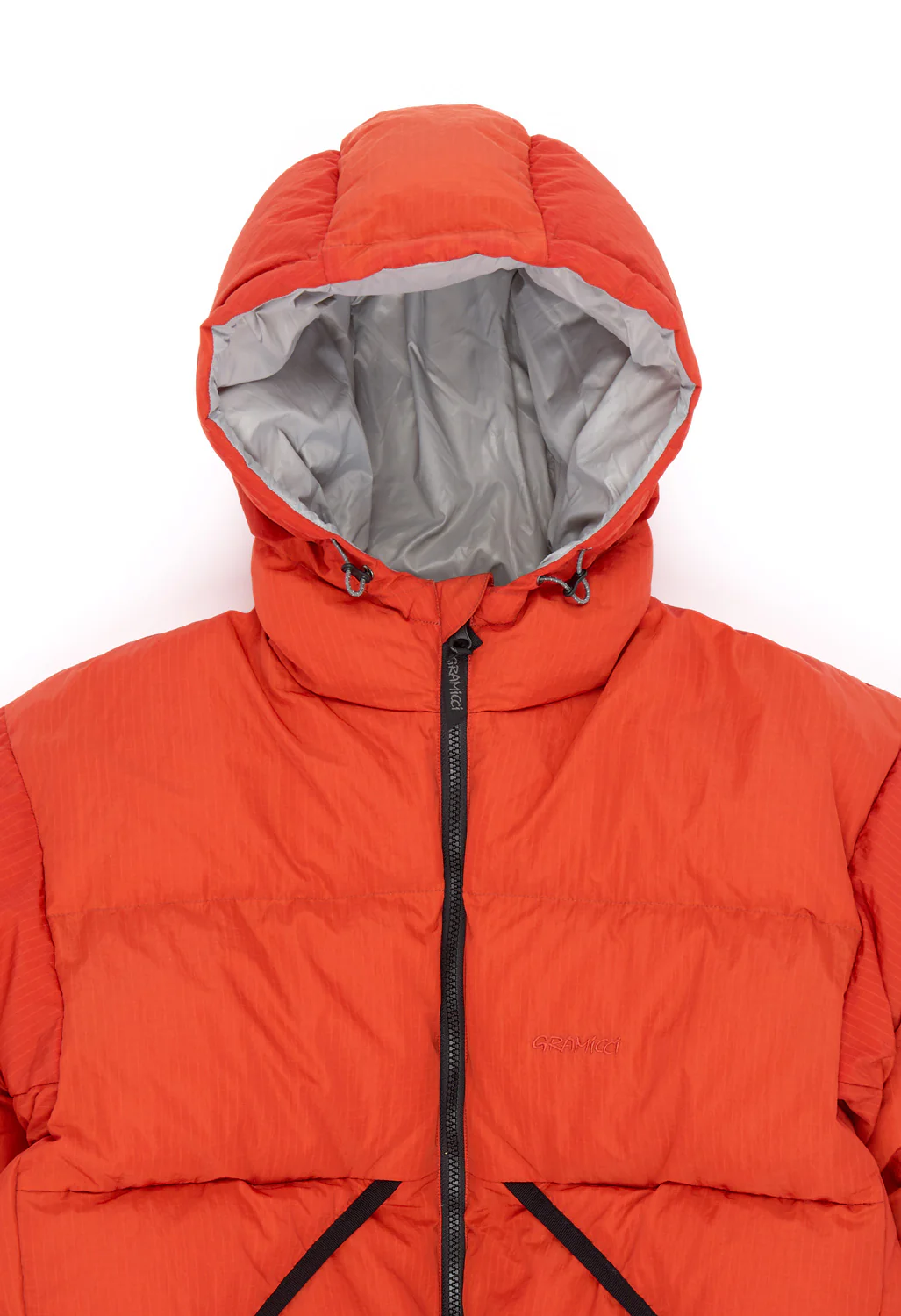 Gramicci Men's Down Puffer Hooded Jacket - Burnt Red - Image 3