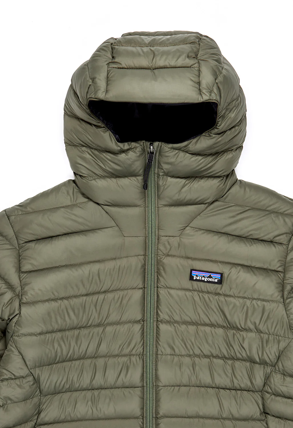 Patagonia Men's Down Sweater Hoody - Basin Green - Image 3