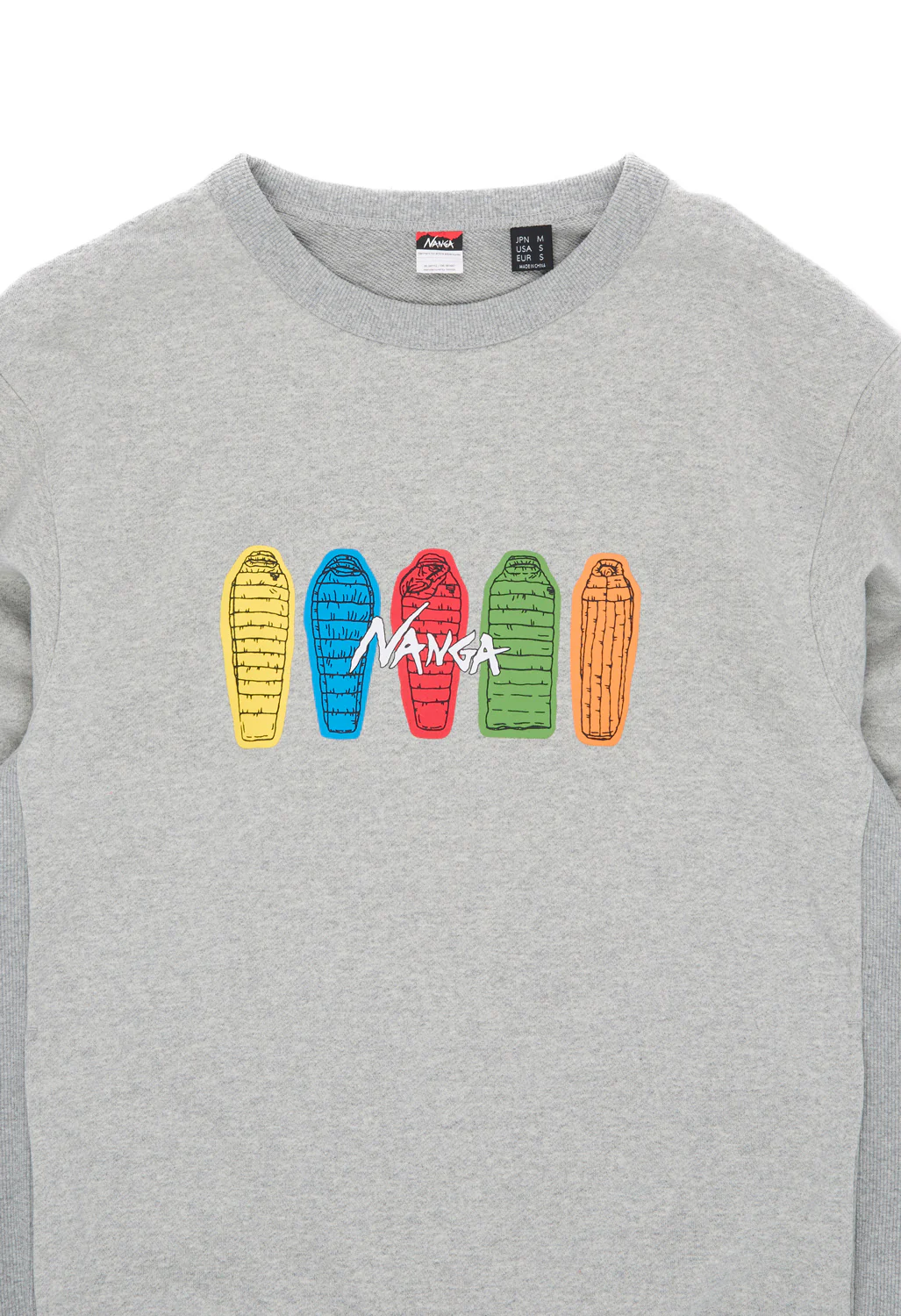 Nanga Men's Eco Hybrid Sleeping Bag Sweatshirt - Light Grey - Image 3