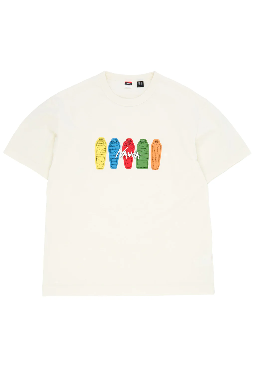 Nanga Men's Eco Hybrid Sleeping Bag Tee - White