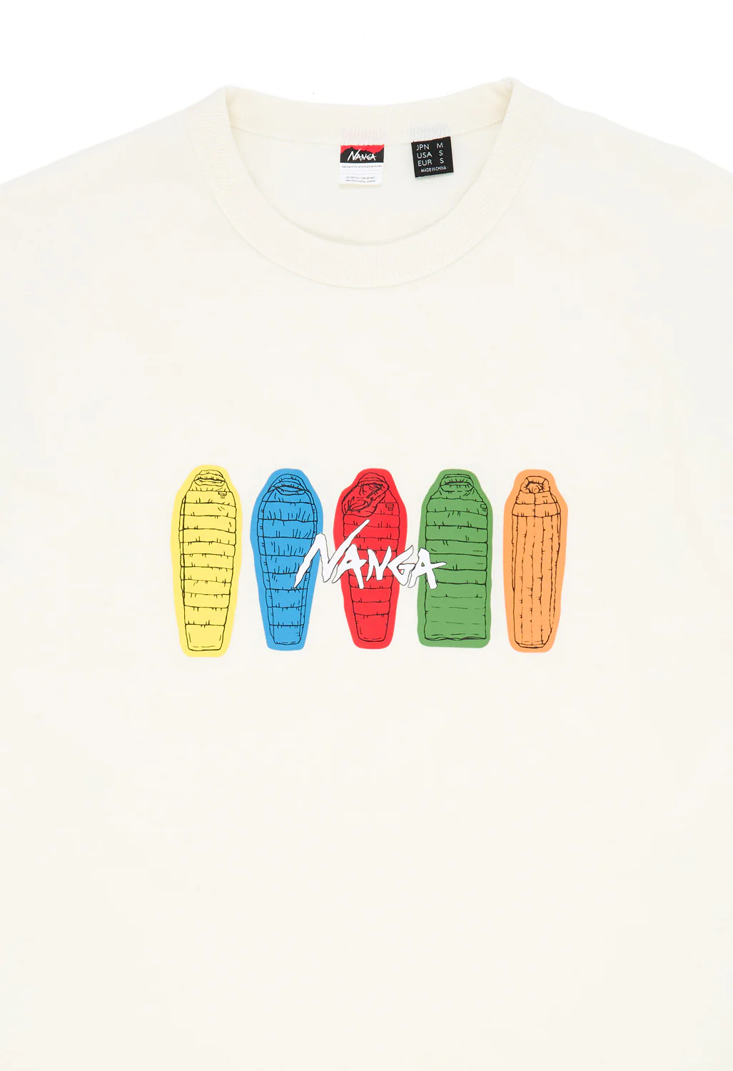 Nanga Men's Eco Hybrid Sleeping Bag Tee - White - Image 3
