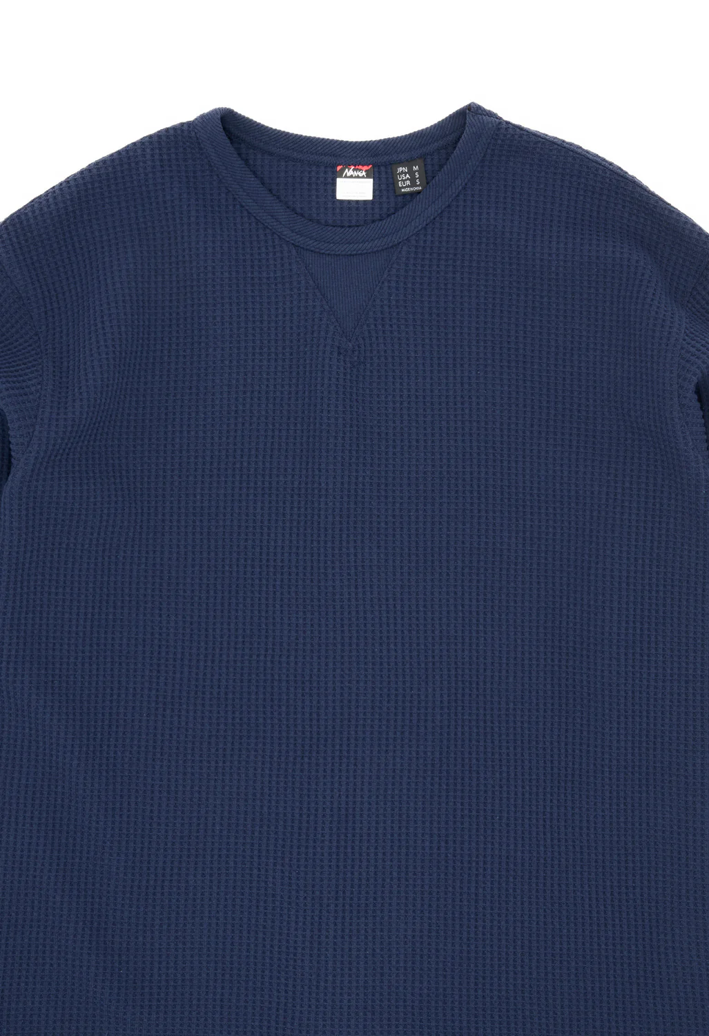 Nanga Men's Eco Hybrid Waffle Long Sleeve Tee - Navy - Image 3