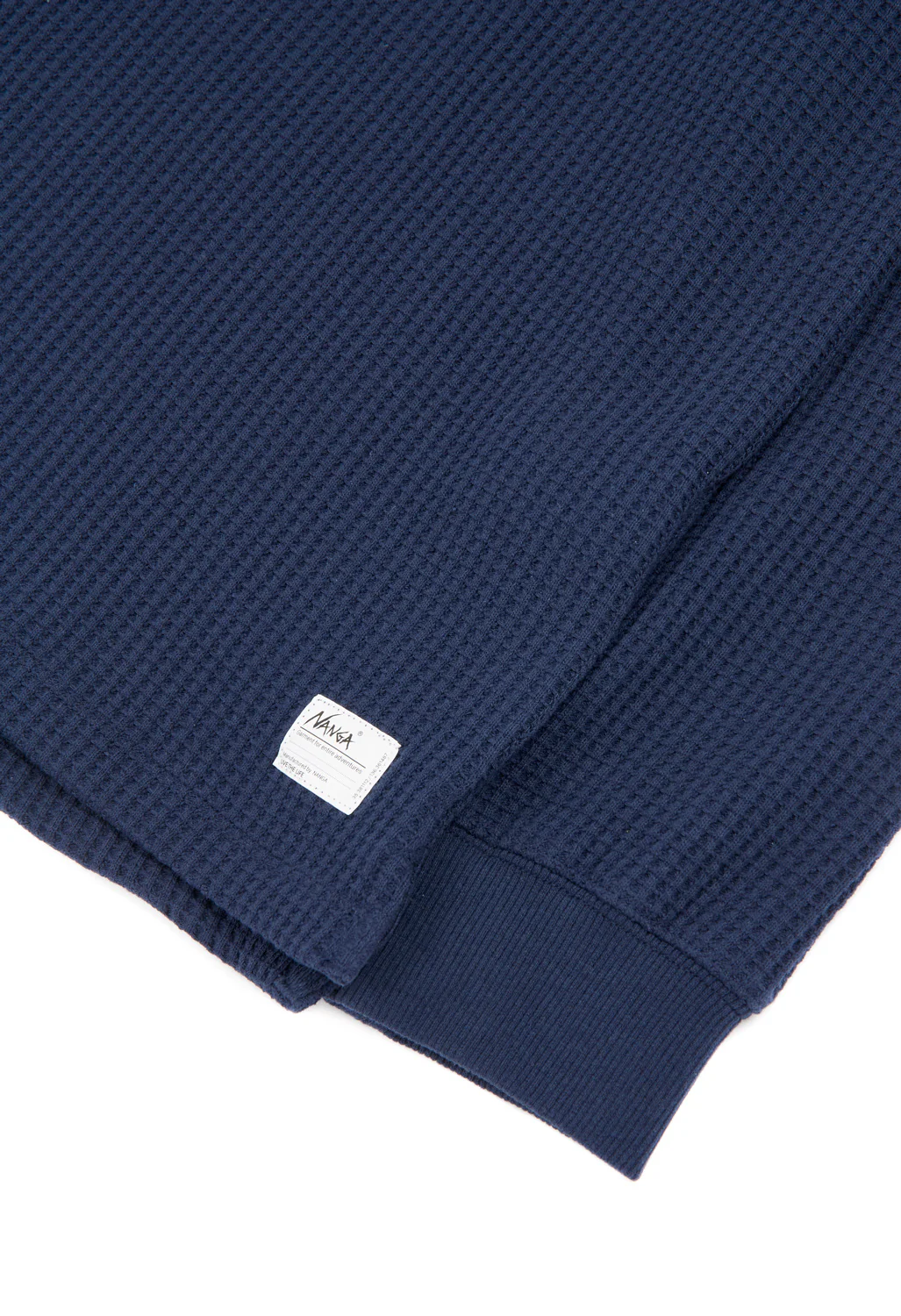 Nanga Men's Eco Hybrid Waffle Long Sleeve Tee - Navy - Image 4
