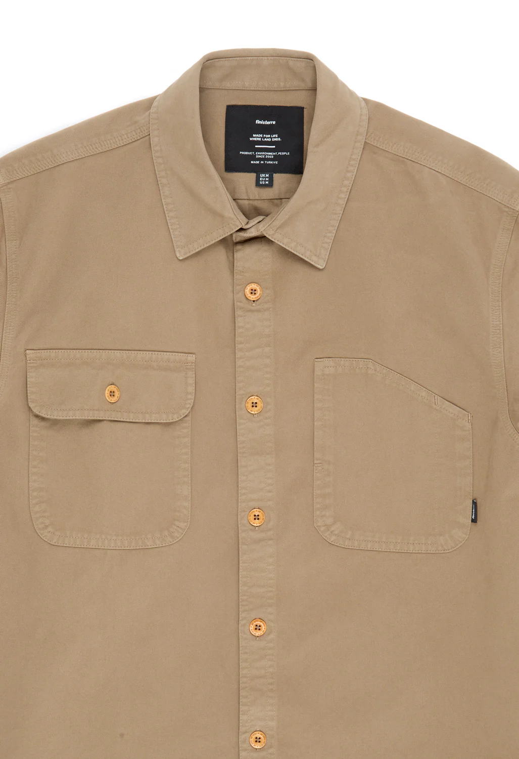 Finisterre Men's Eddystone Shirt - Woodsmoke - Image 3