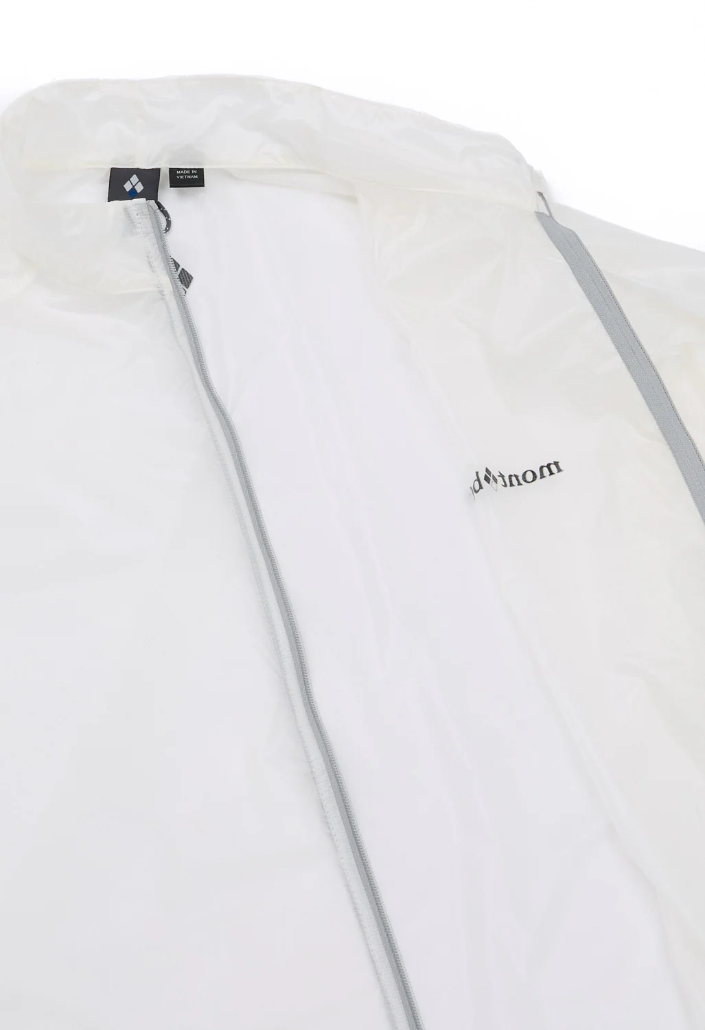 Montbell Men's Ex Light Wind Jacket - White - Image 5
